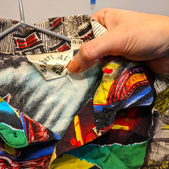 RARE Vintage Old Gold Cigarette Blouse - Picture 3 of 4